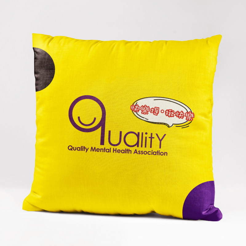 快樂抱枕 - 親膚雪花絨